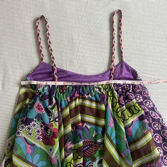 Zara Tiered Mini Dress in Purple - Picture 5 of 7